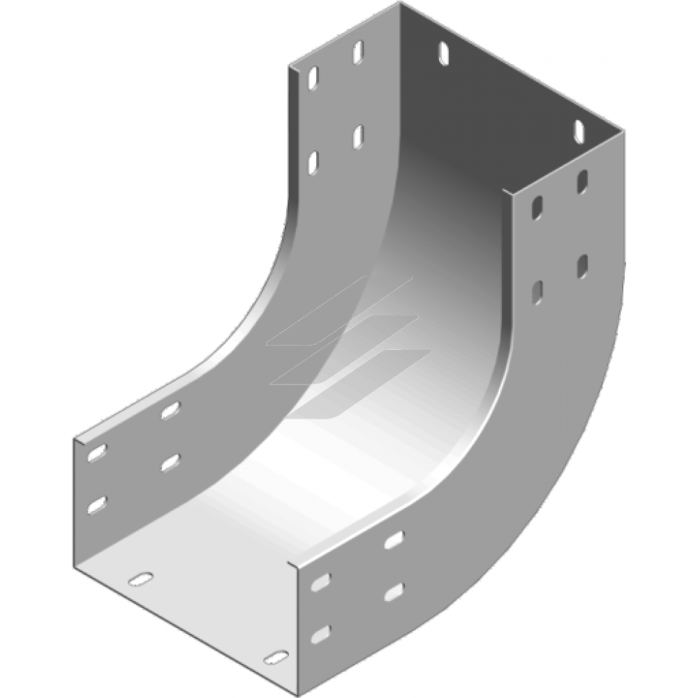 Угол вертикальный внутренний cs 90. Дугообразный металлический короб. Вертикальная внутренняя дуга кабельроста. Угол вертикальный cs90 100х100 HDZ. Нормальный соединительный элемент 100н для лотка.