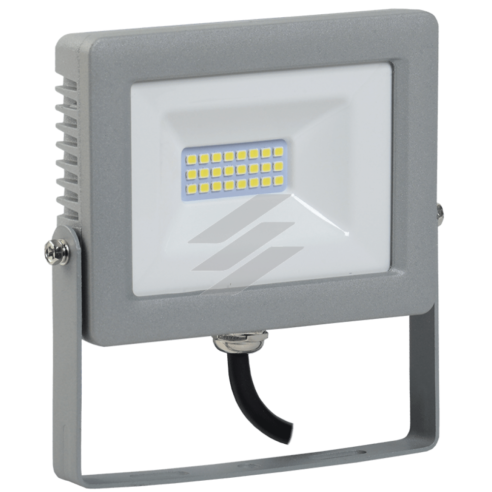 Прожектор СДО 07-20 світлодіодний сірий IP65, IEK