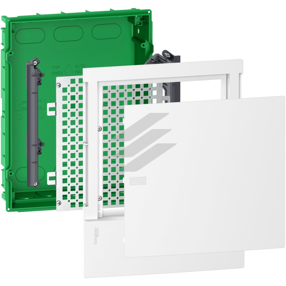 Щит Mini Pragma мультимедіа 2 ряди вбудовуваний, Schneider Electric